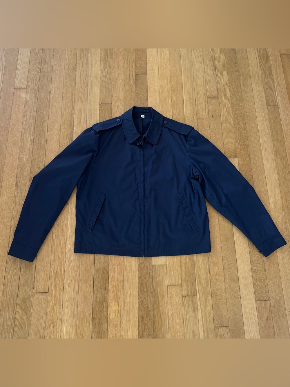 True Vintage US Coast Guard Blauer Ceiling Zero Jacket 42L 1960s Military Coat